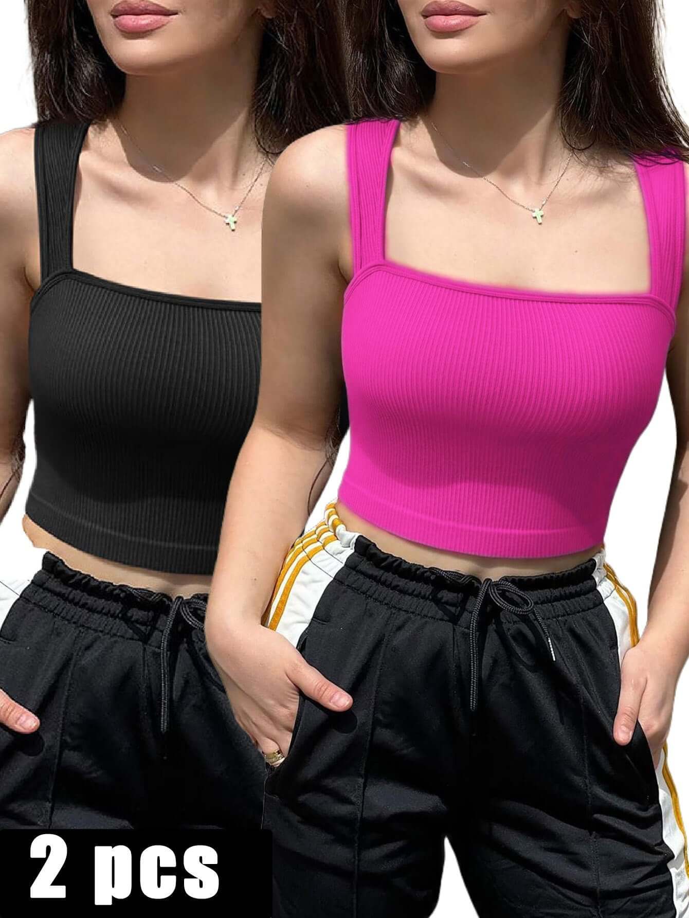 2 Piece Sports Bra Athletic Running Sports Bra Workout Bra Yoga Bra eprolo