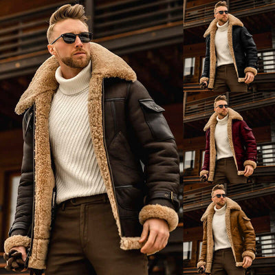 Winter Jacket Mens Military Fleece Warm Jackets Male Fur Collar Coats Army Tactical Jacket Astrazona