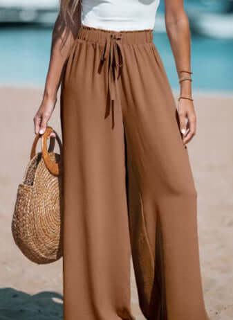 Women's Drawstring Loose Casual Wide-leg Trousers eprolo