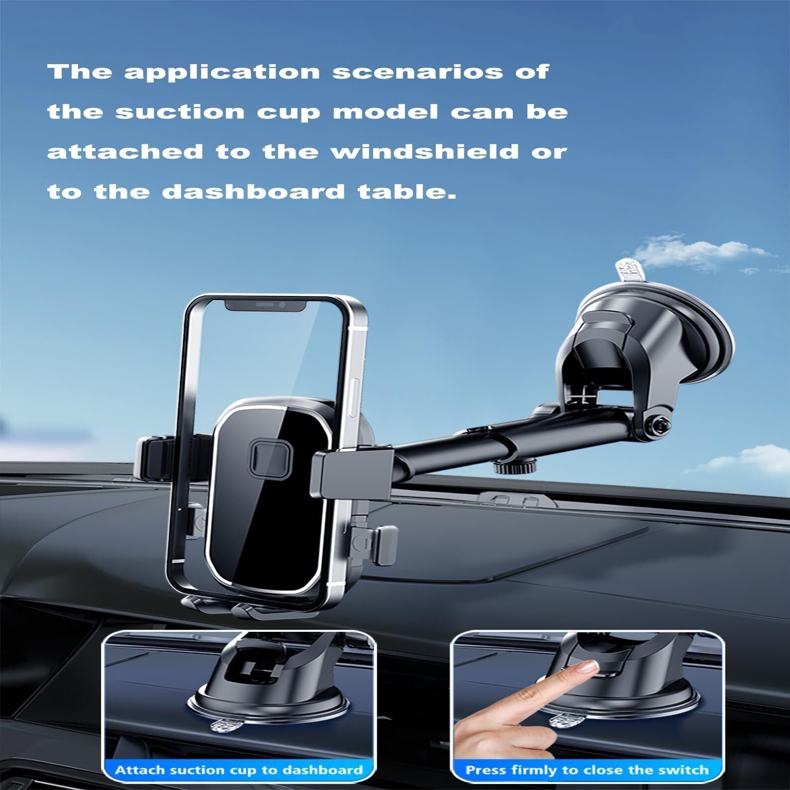 Universal Car Phone Holder 360 Windscreen Suction Mount GPS Stand Cradle UK NEW eprolo