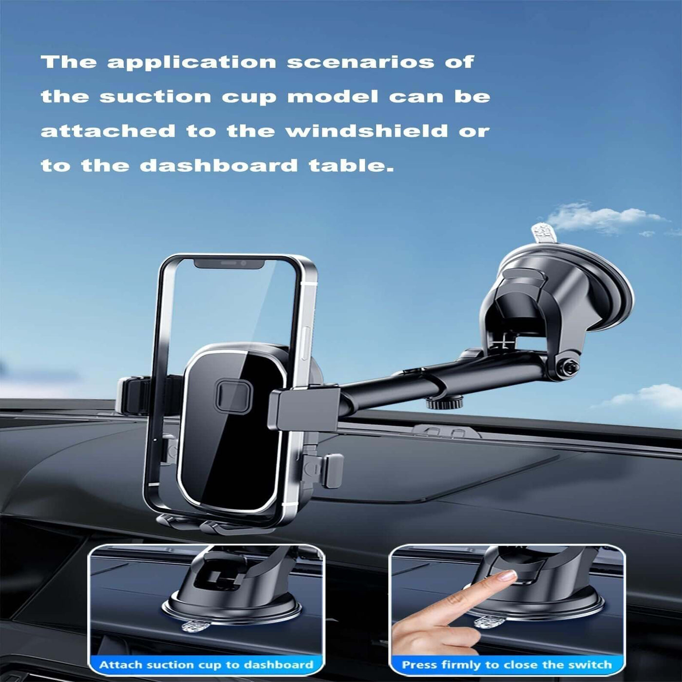 Universal Car Phone Holder 360 Windscreen Suction Mount GPS Stand Cradle UK NEW eprolo