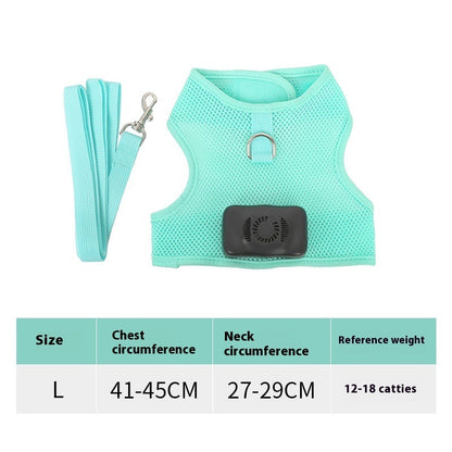 Pets Dog Vest Chest Strap Harness Air Conditioner Cooling And Breathable With Air Conditioner Pet Products eprolo