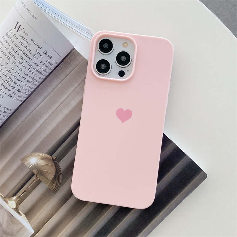 Simple Love Silicone Phone Case Drop-proof Protective Cover eprolo
