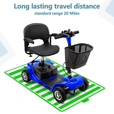 4-Wheel Mobile Scooter With Basket And Extended Battery eprolo