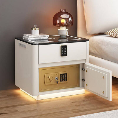 Home Bedroom Multi-functional Smart Safe Bedside Table Wireless Integrated Charging Safe eprolo