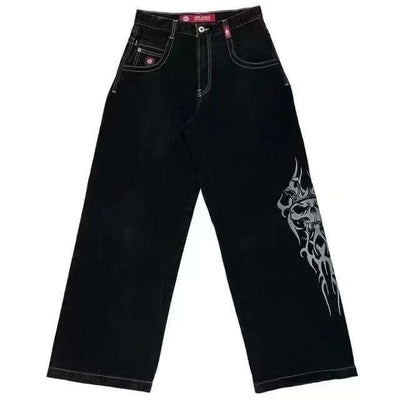 Men's American Retro Printed Washed Jeans eprolo