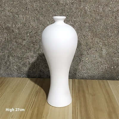 High White Billet Vase Painted DIY eprolo