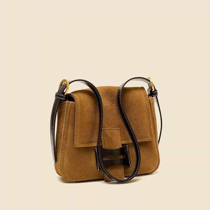 Dull Polish Genuine Leather Shoulder Messenger Bag eprolo