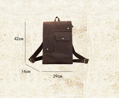 Genuine Leather England Style Men's Casual Travel Bag eprolo