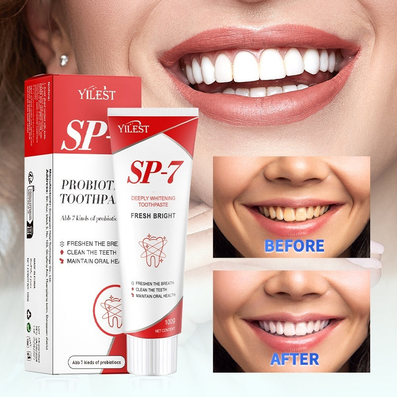 Probiotics Bright White Teeth Stain Removing Fresh And Improved Mouthgas Toothpaste eprolo