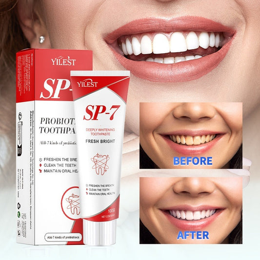 Probiotics Bright White Teeth Stain Removing Fresh And Improved Mouthgas Toothpaste eprolo