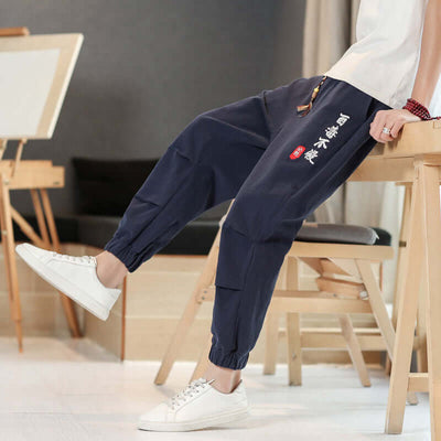 Versatile Embroidered Leggings Fashion Large eprolo