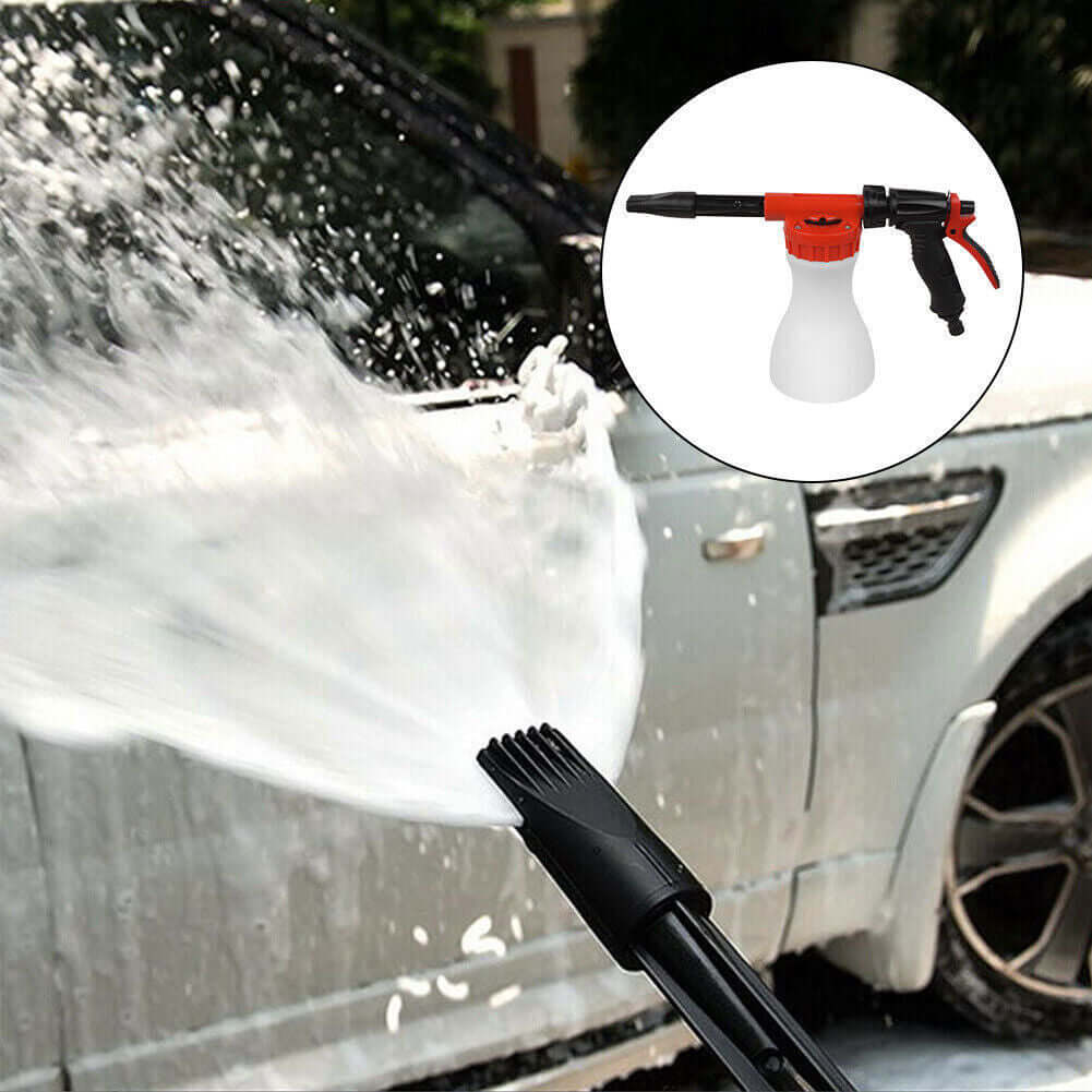 Snow Foam Car Wash Spray Gun Lance Uses Hose Pipe Sprayer 900ML Handheld Bottle eprolo