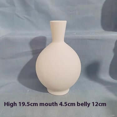 High White Billet Vase Painted DIY eprolo