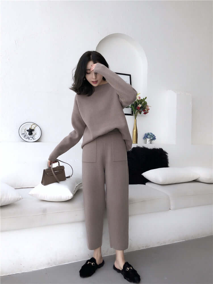 Thin Knit Pants Casual Pants Fashion Suit Women eprolo