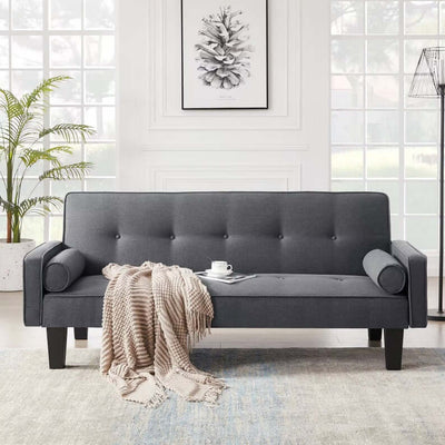 Fabric Sofa, Medieval Love Seat Sofa Furniture, With Pillows, Living Room Button Tufted Sofa, Pull Point Design eprolo