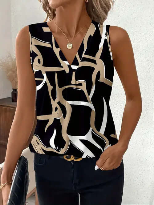 Women's Versatile Minimalist Printed Vest eprolo