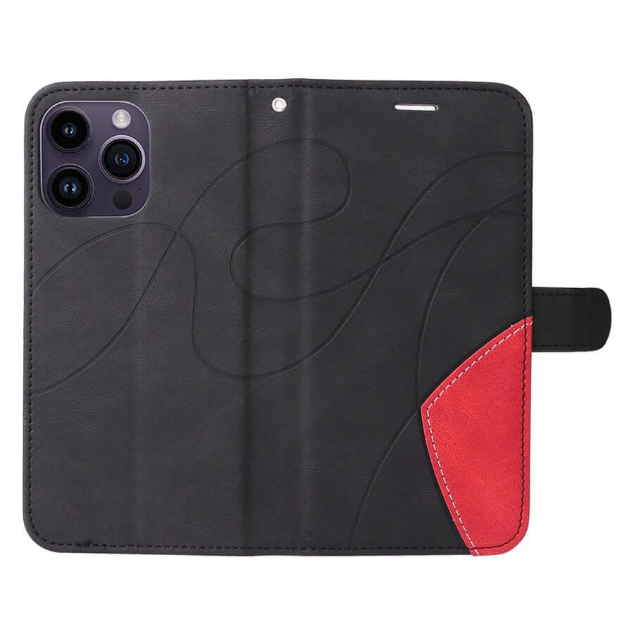 Applicable Leather Case Two-color Patchwork Mobile Phone Protective Case eprolo
