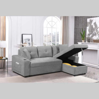 Convertible Sectional Sofa With Armrest Storage eprolo