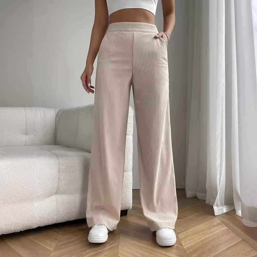 High Waist Loose Straight Wide Leg Pants eprolo