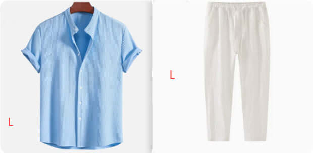 Short Sleeve Loose Shirt Top Summer Mens Clothing Astrazona