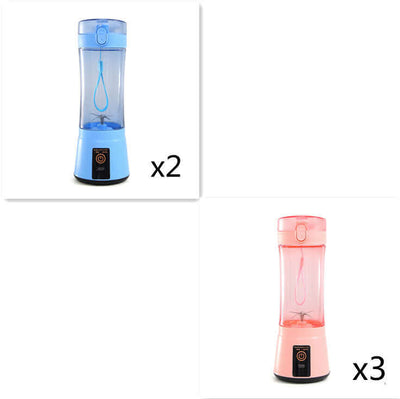 Portable Electric Fruit Juicer Wireless USB Rechargeable Mini Mixer Multifunction Summer Smoothie Blender Machine Kitchen Supplies eprolo