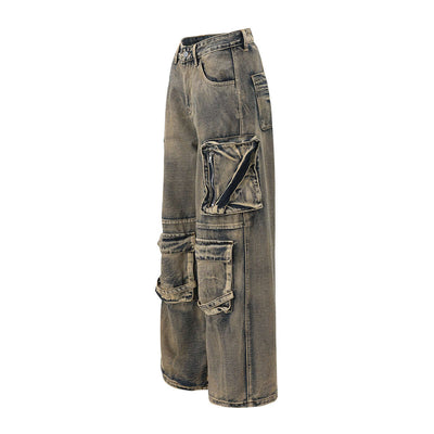 Men's Multi-pocket Loose Wide-leg Pants eprolo
