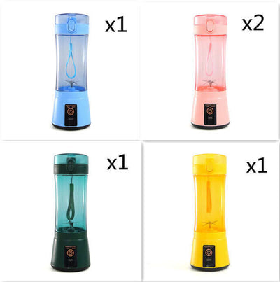 Portable Electric Fruit Juicer Wireless USB Rechargeable Mini Mixer Multifunction Summer Smoothie Blender Machine Kitchen Supplies eprolo