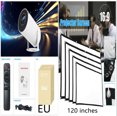 HY300 Pro Projector Home Theater Entertainment Portable Small Projector eprolo