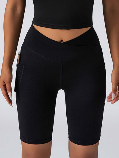 Biker Shorts Women Tummy Control  No Seam High Waist Yoga Gym Workout Running Volleyball Shorts With Pockets eprolo