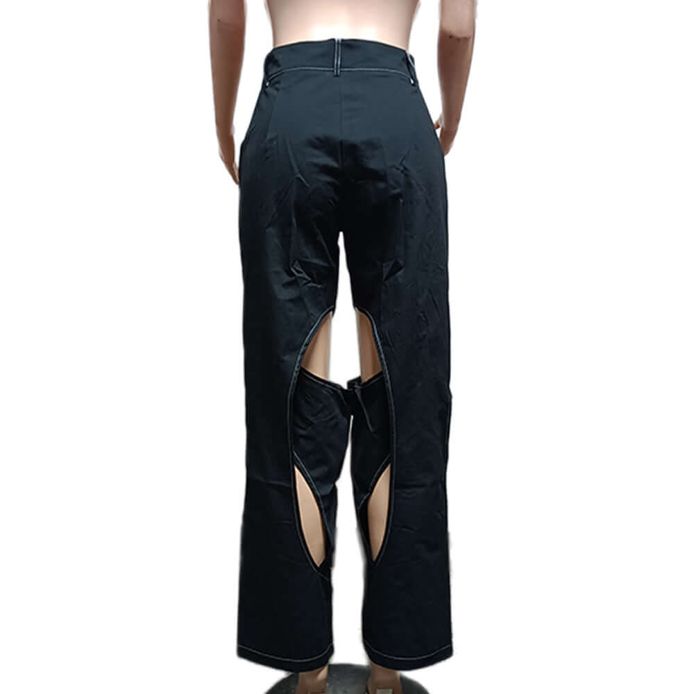 Cotton And Linen Flower Casual Pants Twist Dropshipman