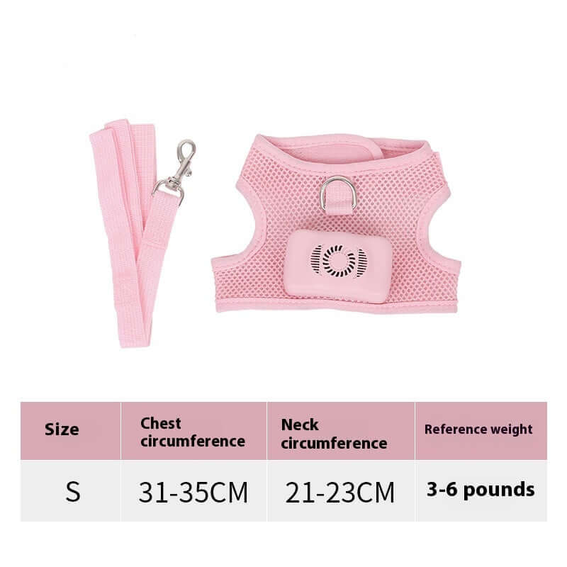 Pets Dog Vest Chest Strap Harness Air Conditioner Cooling And Breathable With Air Conditioner Pet Products eprolo