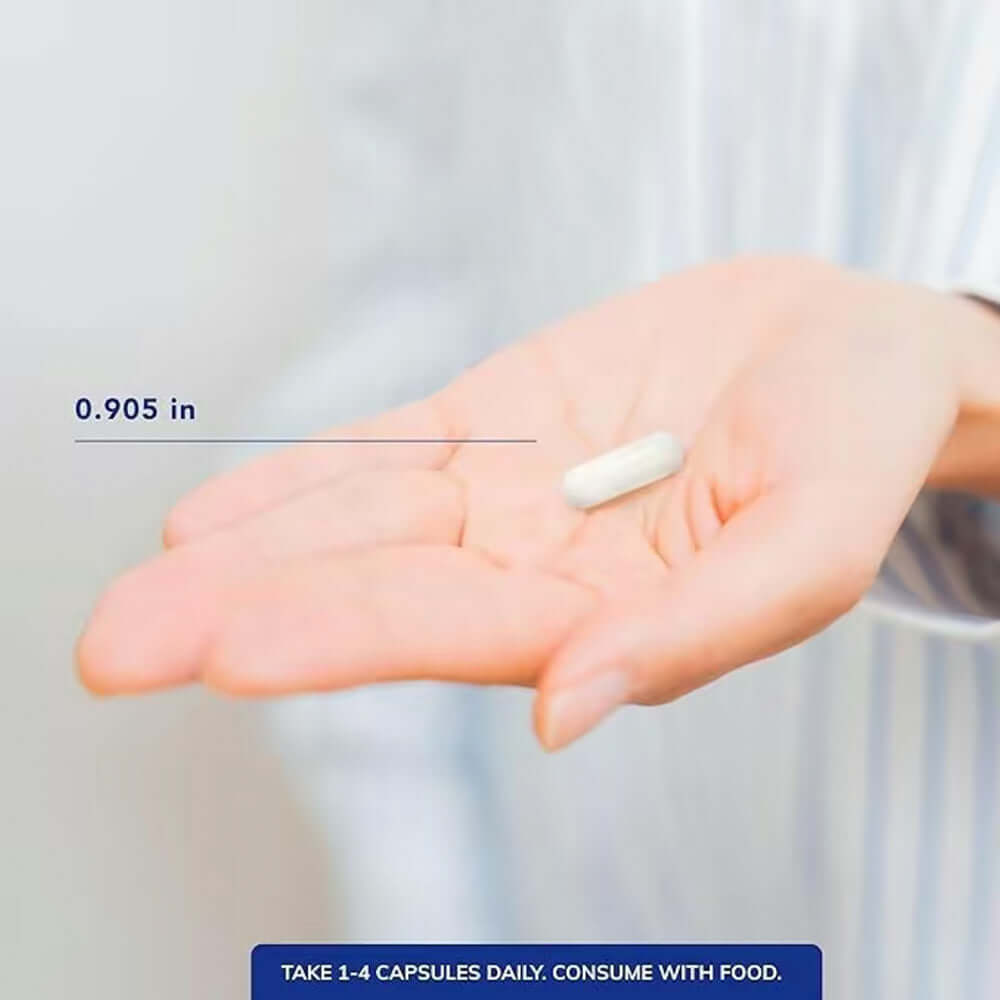 Dietary supplement with magnesium glycinate to support nerves and muscles