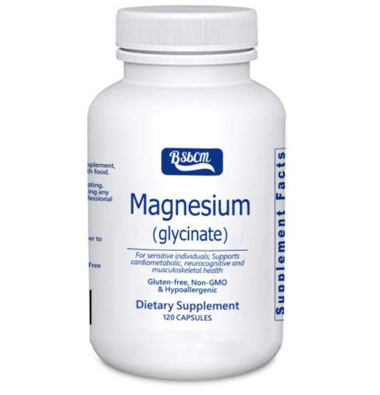 Encapsulations Magnesium Glycinate  Supplement To Support Stress Relief, Sleep, Heart Health, Nerves, Muscles And Metabolism  With Magnesium Glycinate  120 Capsules eprolo