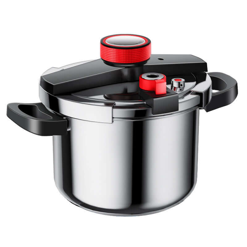 Stainless Steel Pressure Cooker 6L Household Thickened Explosion-proof Pressure Cooker Three-speed Stew Energy-saving Pot eprolo