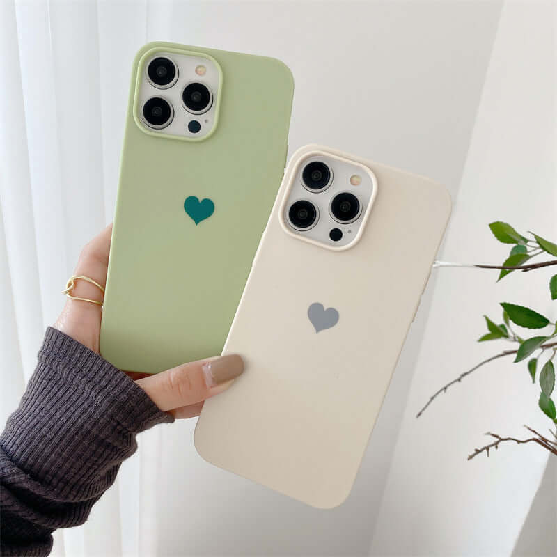 Simple Love Silicone Phone Case Drop-proof Protective Cover eprolo
