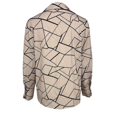 Ladies' New Fashionable Commuting Elegant And Comfortable Slim Fit Striped Collar Top Shirt eprolo