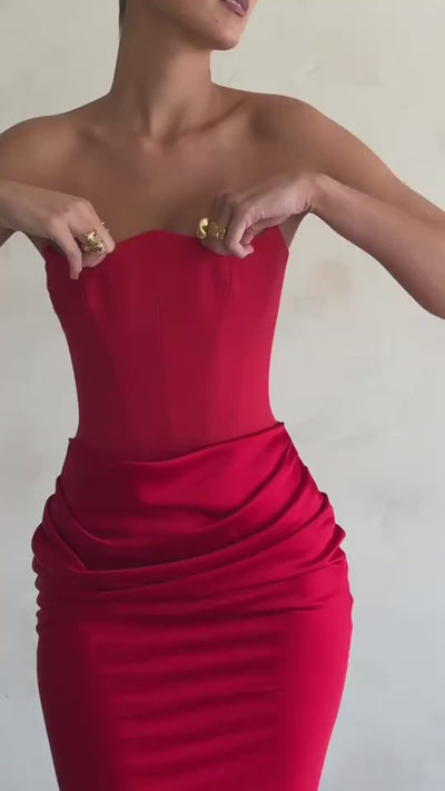 Slim Tube Top Long Dress Sexy Fashion Bandeau Backless Party Evening Dresses For Women Clothing eprolo