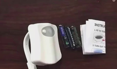Toilet Induction LED Night Light eprolo video