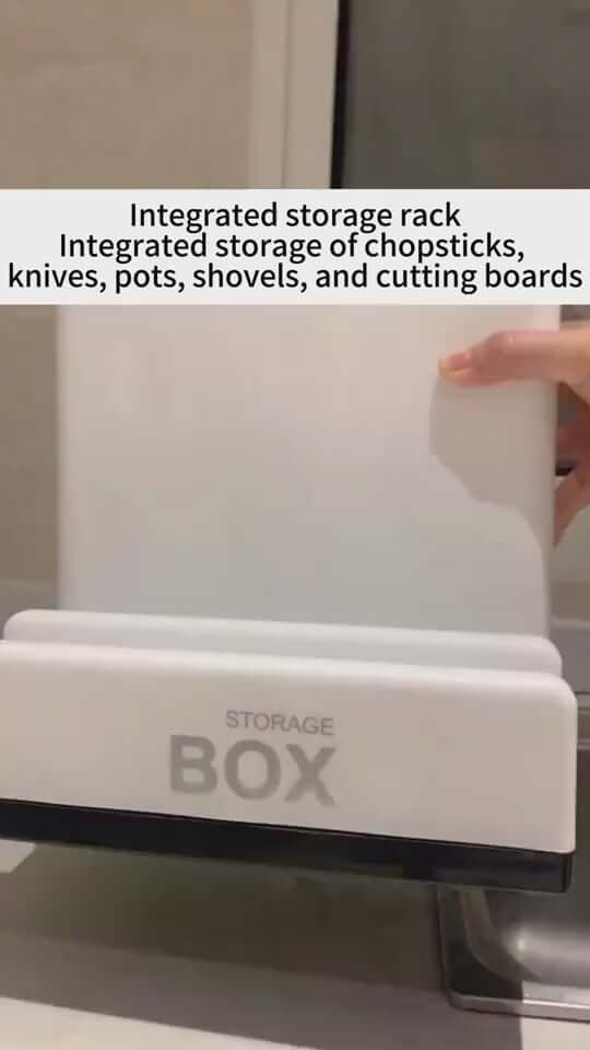 Tableware Storage Holders Kitchen Knife Plastic Storages Racks For Kitchen Convenience Cabinet Kitchen Gadgets eprolo video
