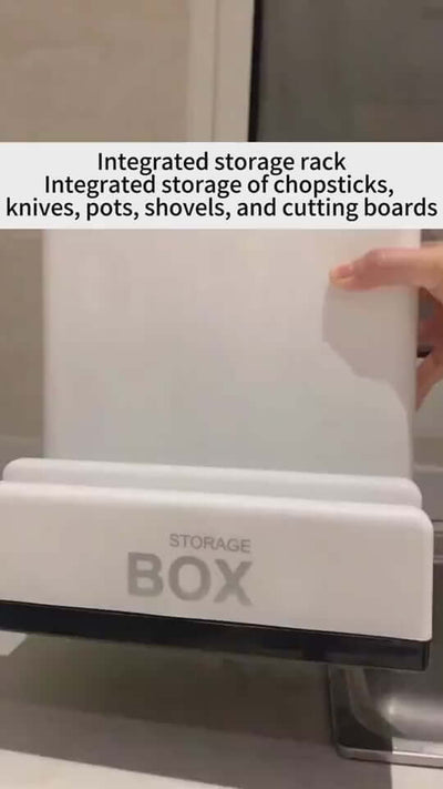 Tableware Storage Holders Kitchen Knife Plastic Storages Racks For Kitchen Convenience Cabinet Kitchen Gadgets eprolo video