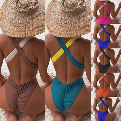 One Piece Swimsuit Panel Bikini eprolo