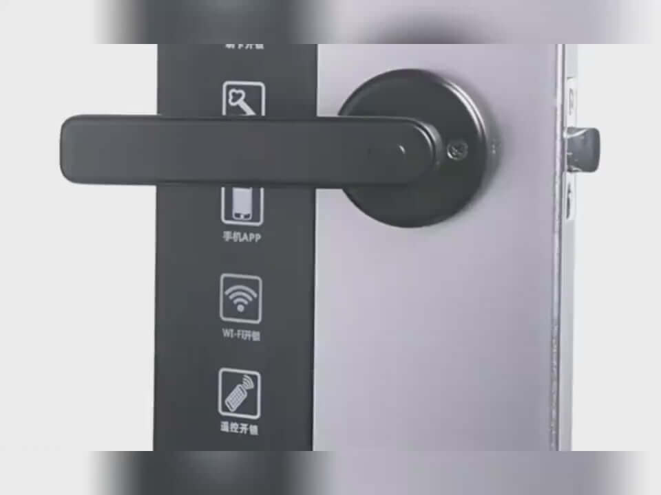 Single Row Electronic Password Indoor Fingerprint Lock Suitable For Home And Office eprolo video