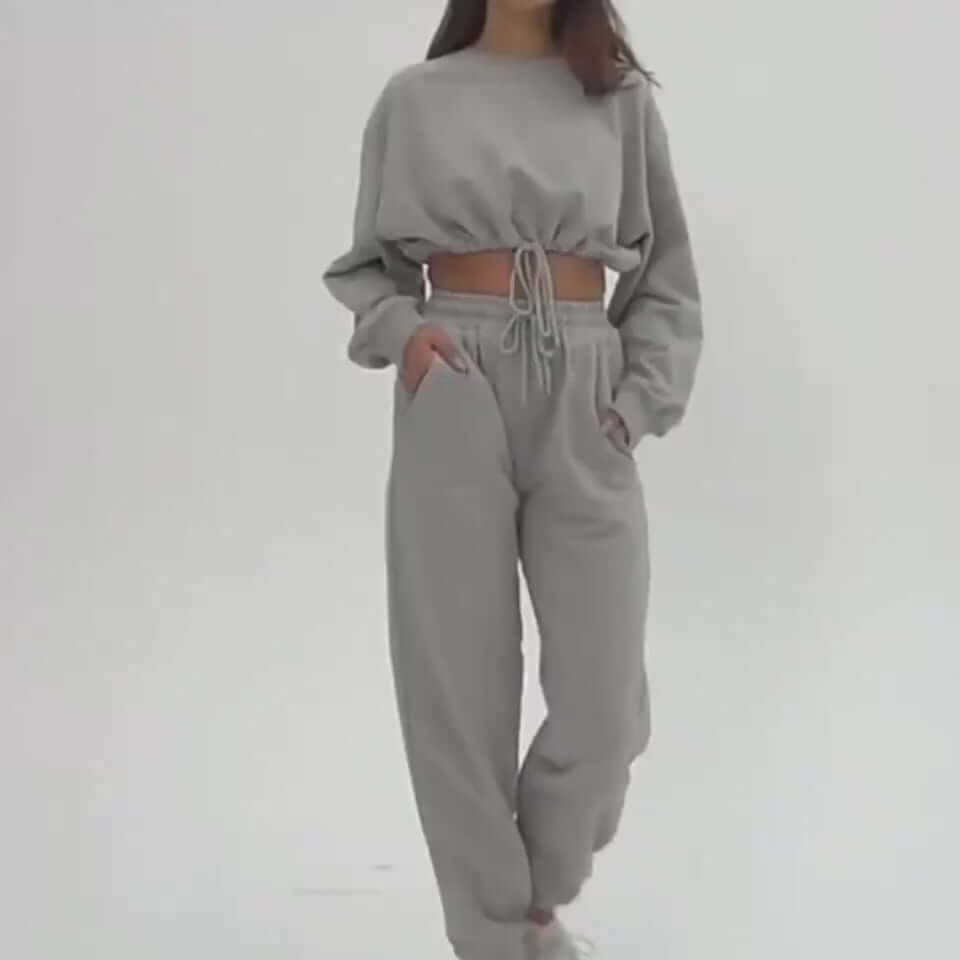 Jogging Suits For Women 2 Piece Sweatsuits Tracksuits Sexy Long Sleeve HoodieCasual Fitness Sportswear eprolo