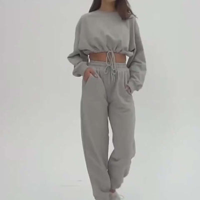 Jogging Suits For Women 2 Piece Sweatsuits Tracksuits Sexy Long Sleeve HoodieCasual Fitness Sportswear eprolo